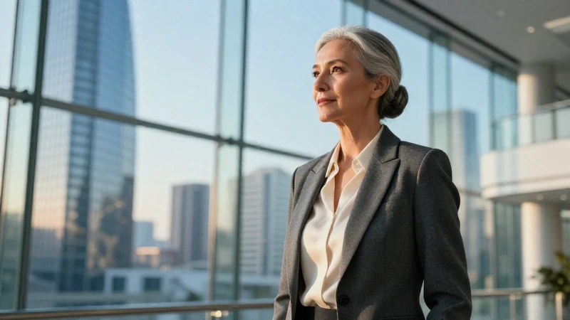Mujer profesional senior: oportunidades de carrera global