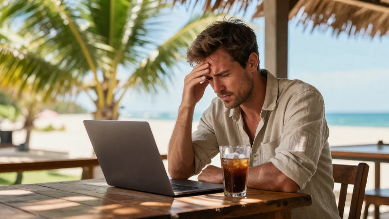Nomada digital: frustración en el trabajo remoto