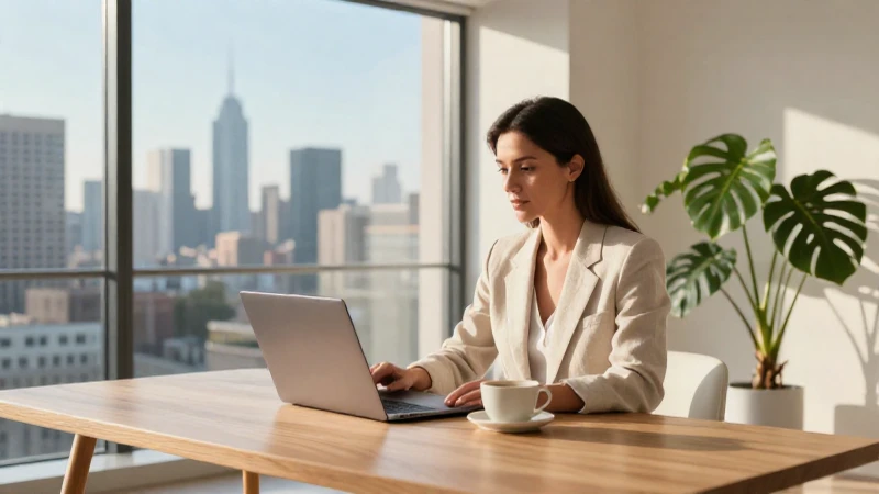Trabajando desde casa, vida internacional moderna