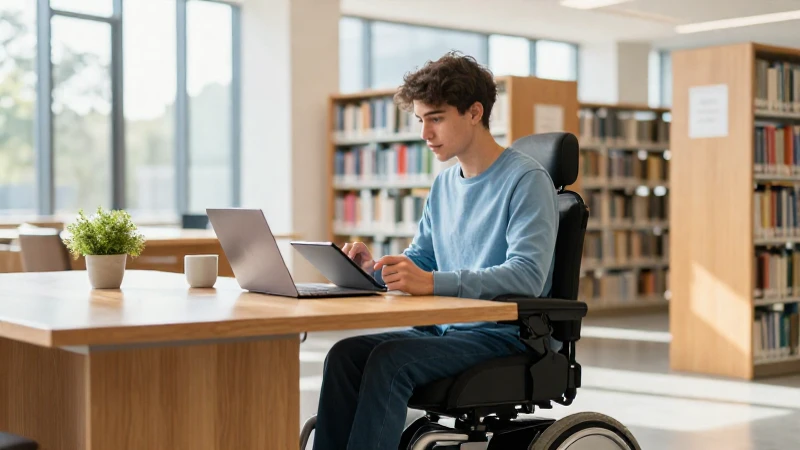 Estudiante con discapacidad: estudios internacionales accesibles