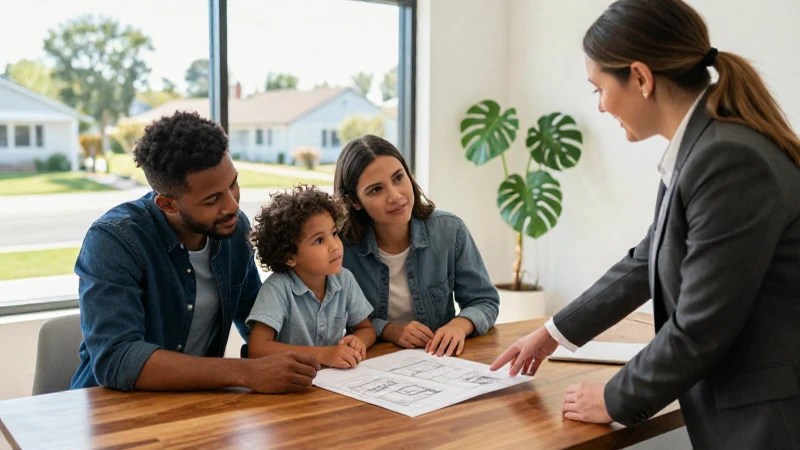 Familia buscando nuevo hogar y asesoramiento legal