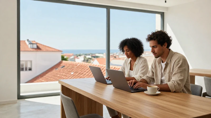 Nómadas digitales seguros en Portugal moderno