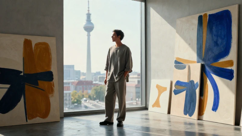 Artista en Berlín, carrera global, sin fronteras